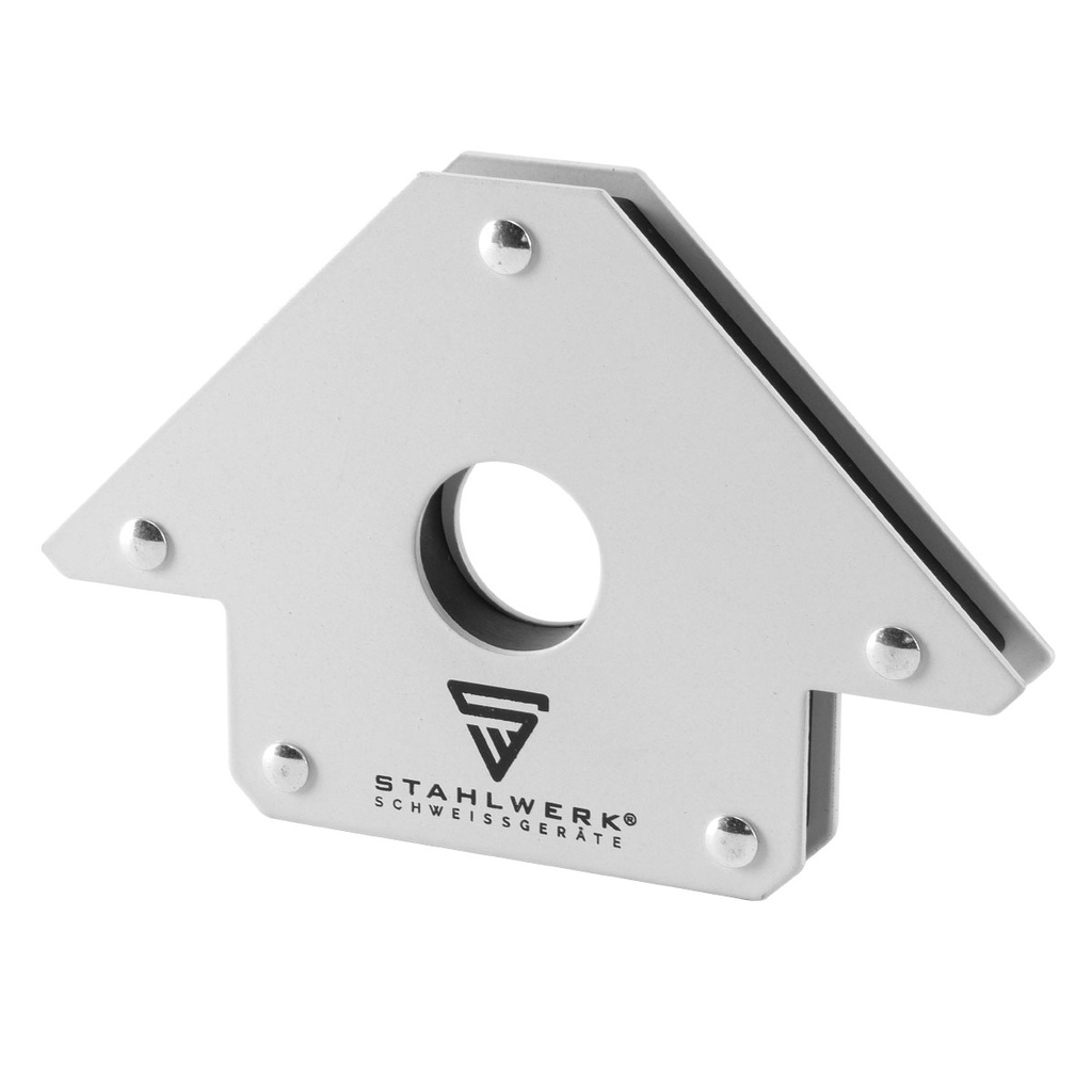 STAHLWERK 3 × Magnet-Schweißwinkel 45° x 90° x 135°, 11,3 + 22,6 + 34 kg