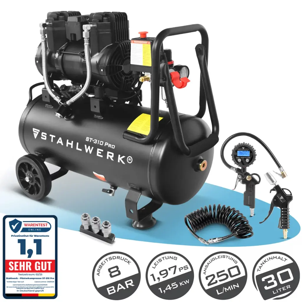 kompressor-set-8-bar-30-liter-druckluft-vollausstattung-spiralschlauch-reifenfueller-verteiler.webp