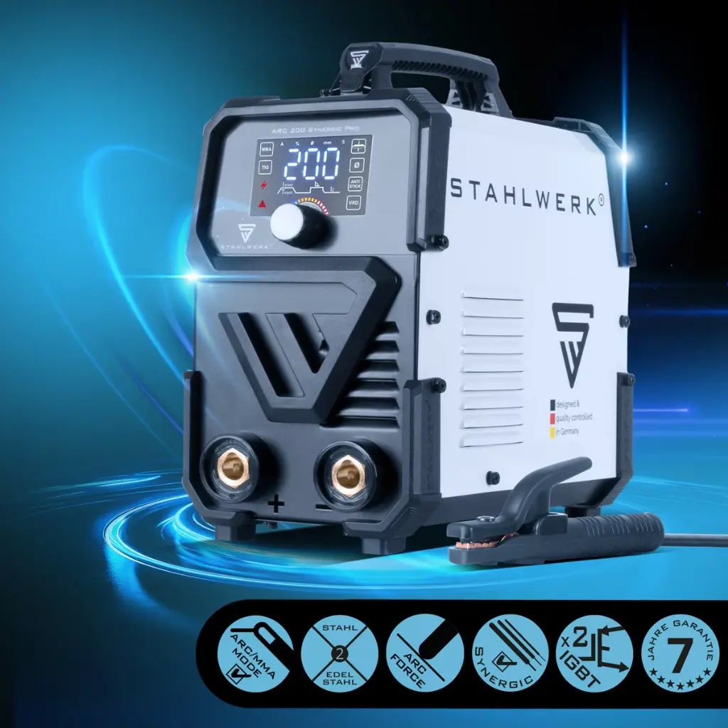 stahlwerk-arc-200-synergic-pro-elektroden-schweissgeraet-vollsynergischer-mma-e-hand-lift-tig-inverter-mit-200-ampere-und-igbt-technologie~3.webp
