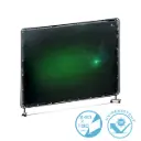 STAHLWERK Schweißerschutzwand UV-resistenter Schweißschutzvorhang 2,4m x 1,8m