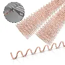 STAHLWERK Wellendraht / Welldraht 50er Set, Smart Repair Zubehör für Ausbeulspotter / Dellenlifter / Punktschweißgerät / Ausbeulwerkzeug zur professionellen Reparatur von Kfz Karosserien 