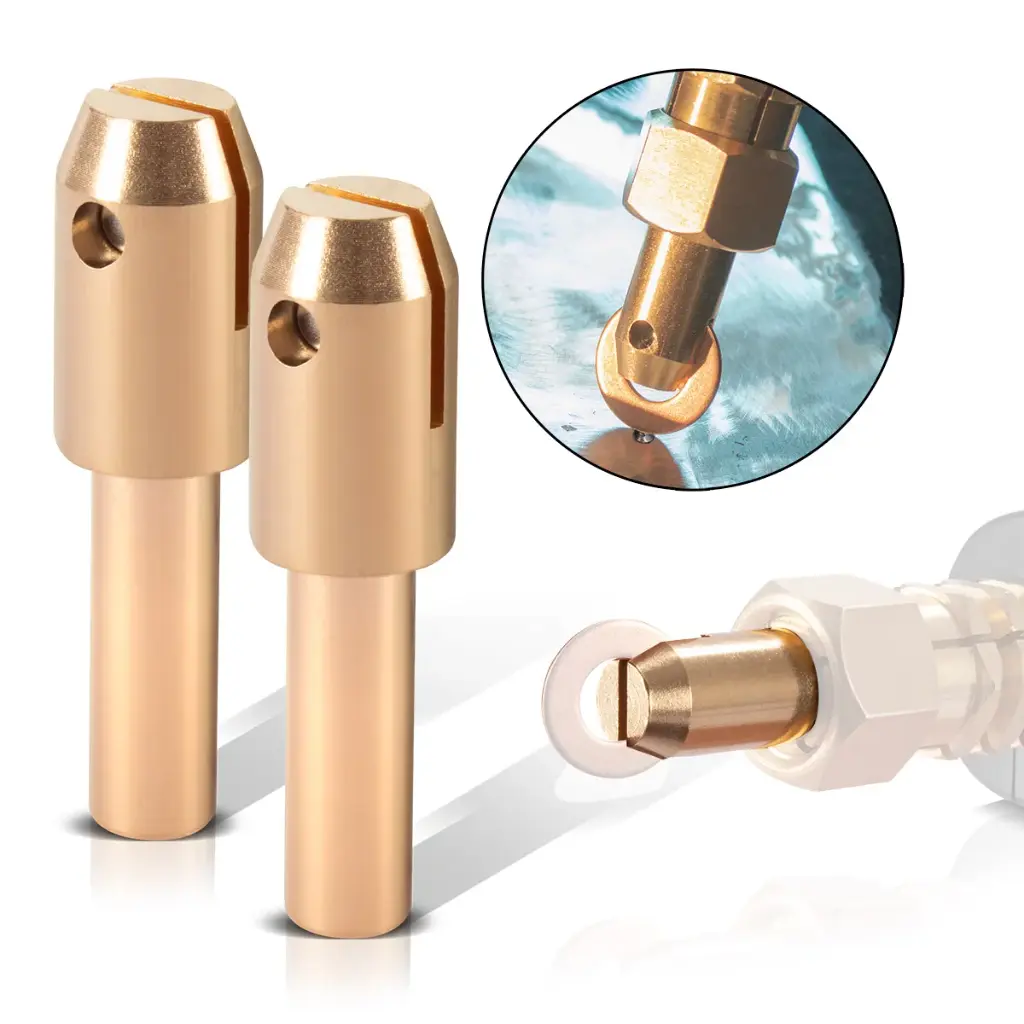 STAHLWERK 2x Punktschweißelektrode für Anschweißösen, Smart Repair Zubehör für Ausbeulspotter / Dellenlifter / Punktschweißgerät / Ausbeulwerkzeug zur professionellen Reparatur von Kfz Karosserien 