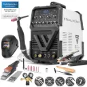 STAHLWERK AC/DC WIG 200 Puls ST Vollausstattung, Profi Schweißgerät mit 200 Ampere WIG MMA viele Schweißparameter einstellbar 