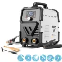 STAHLWERK Schweißgerät ARC 200 Synergic Pro MMA Lift TIG IGBT Inverter 200 A