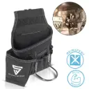 STAHLWERK Werkzeuggürtel Werkzeug Gürteltasche Handwerkergürtel aus Polyester