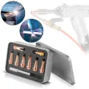 STAHLWERK Laser-Düsen 9er Set Profi-Zubehör für Laser-Schweißbrenner SUP 23T