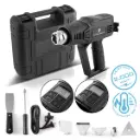 STAHLWERK HP-2001 PRO LCD-Heißluftpistole mit präziser Digitalsteuerung | Heißluftgebläse bis 600 Grad mit 2000 Watt | Professioneller Heißluftfön für anspruchsvolle Anwendungen 