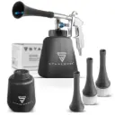 STAHLWERK Druckluft-Reinigungspistole RP-90 ST mit Zubehör-Set | Druckluft-Reiniger mit Tornado-Effekt | Innenreiniger | Waschpistole | Kfz Ausblaspistole zum Reinigen verschmutzter Oberflächen 