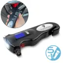 STAHLWERK 5-in-1 Reifendruckprüfer mit LED-Licht – Digitaler Luftdruckprüfer