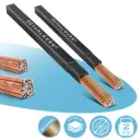 STAHLWERK Schweißstäbe WIG Set ER70S-G3 Stahl Ø 1,6 und Ø 2,4 x 500 mm