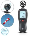 STAHLWERK Anemometer Kompakter Luftgeschwindigkeitsmesser 30 m/s, Windmessgerät