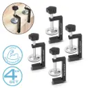 STAHLWERK G-Klemmen 4er Set zur Holzbearbeitung, G-Klammer, Schraubklemmen