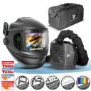 STAHLWERK Automatik Schweißhelm MASTER AIR Frischluftsystem TH3 Atemschutz PAPR