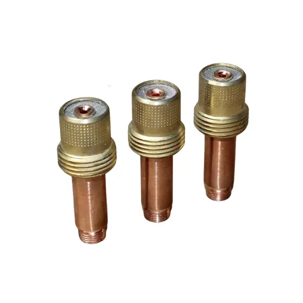 3 x Spannhülsengehäuse Gaslinse Ø 2,4mm passend SR 17/18/26