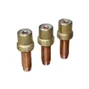3 x Spannhülsengehäuse Gaslinse Ø 2,4mm passend SR 17/18/26