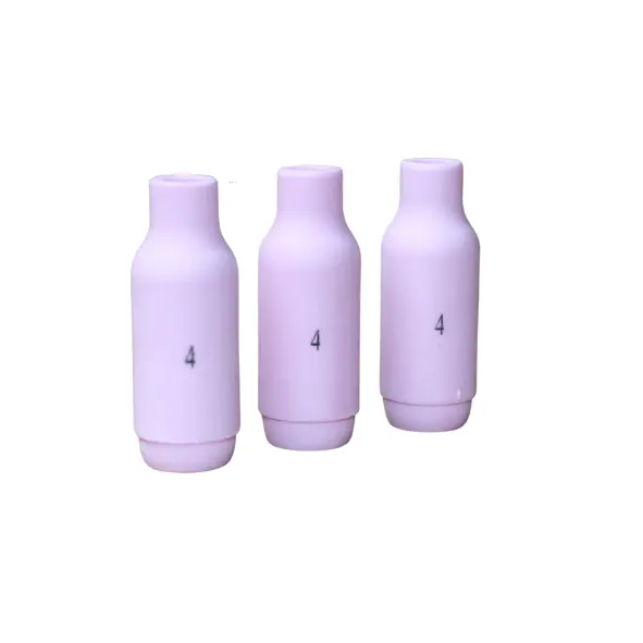 3 x keramische Gasdüse Gr.4 Standard passend SR 17/18/26 