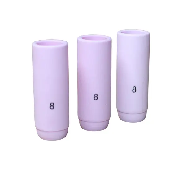 3 x keramische Gasdüse Gr.8 Standard passend SR 17/18/26