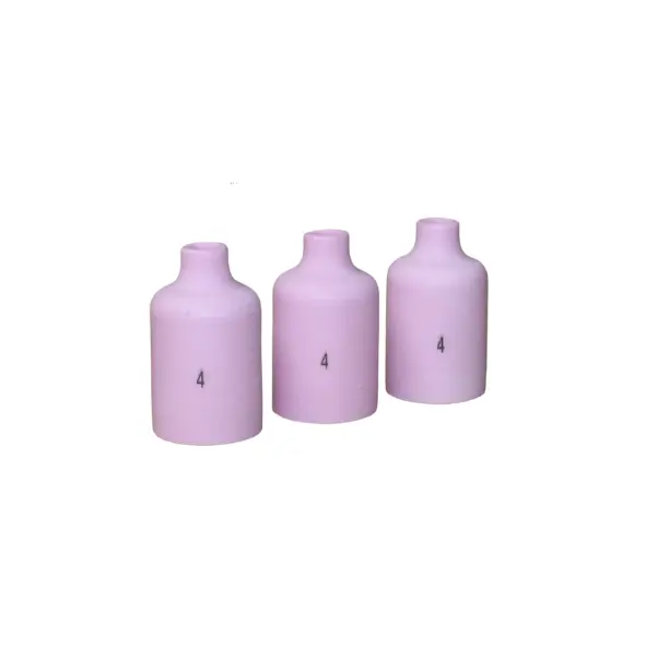 3 x keramische Gasdüse Gr.4 Gaslinse passend SR 17/18/26