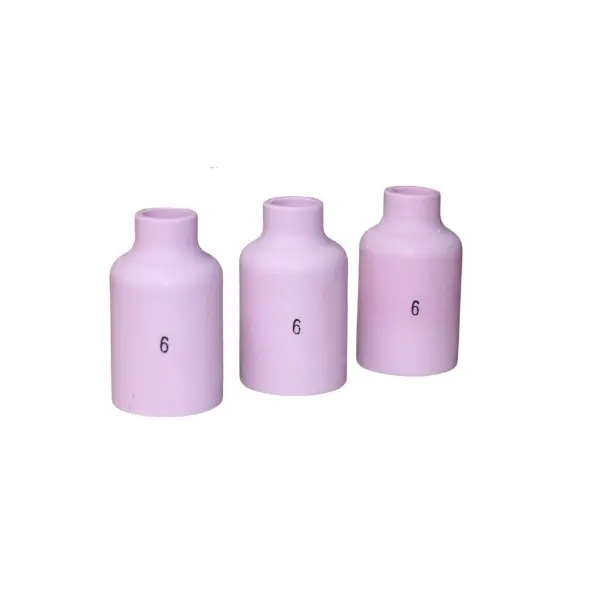 3 x keramische Gasdüse Gr.6 Gaslinse passend SR 17/18/26