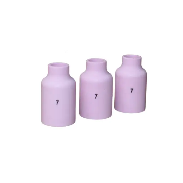 3 x keramische Gasdüse Gr.7 Gaslinse passend SR 17/18/26