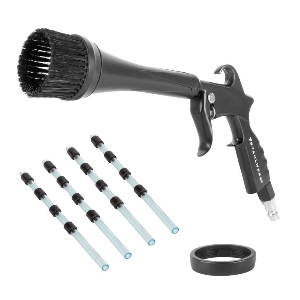 STAHLWERK Trockenreinigungspistole wechselbare Rotationsdüsen Tornado-Effekt