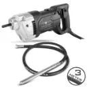 STAHLWERK Betonverdichter 900W mit Rüttelflasche 35mm 3m Innenrüttler Betonbau