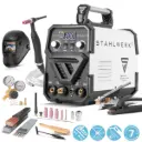STAHLWERK Schweißgerät DC WIG 200 ST IGBT mit 200 Ampere und MMA E-Hand Vollausstattung