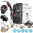 STAHLWERK Schweißgerät MIG MAG 160 M Vollausstattung IGBT 5 in 1 Kombigerät mit 160 Ampere