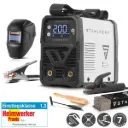 STAHLWERK ARC 200 MD Digital Elektroden-Schweißgerät DC Vollausstattung MMA / E-Hand, Lift-TIG | Echte 200 Ampere | Digital-Display mit Menü | Hotstart, Anti-Stick, ARC-Force, VRD | Smart-Kühlung | IGBT-Technologie 