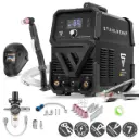 STAHLWERK Plasmaschneider CUT 60 P Digital Vollausstattung | 60 A Inverter-Plasmaschneider | HF-Pilotzündung | Digitalanzeige | THC-Schnittstelle für CNC | Schneidleistung bis 20 mm | Plasma Cutter mit 2T/4T-Funktion 