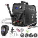 STAHLWERK Plasmaschneider CUT 50 P Vollausstattung | 45 A Inverter-Plasmaschneider | HF-Pilotzündung | Digitalanzeige | Schneidleistung bis 15 mm | Smart-Kühlung 