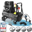 STAHLWERK Kompressor ST-310 Pro Vollausstattung 10 bar 2,1 PS 1,6 kW 210 l/min 30 l Druckluftkompressor