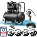 STAHLWERK Kompressor ST-310 Pro Vollausstattung 10 bar 2,1 PS 1,6 kW 210 l/min 30 l Druckluftkompressor