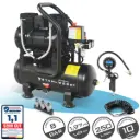 STAHLWERK Kompressor ST-110 Pro Vollausstattung 10 bar 2,1 PS 1,6 kW 210 l/min 10 l Druckluftkompressor