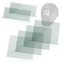 STAHLWERK Vorsatzscheiben 6er Set Schweißhelm Ersatzscheiben für den Vollautomatik Schweißhelm WORKER