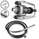 STAHLWERK BR-1600 Betonverdichter 1600W mit Rüttelflasche Ø 45m 600cm Schlauchlänge 