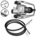 STAHLWERK BR-2300 Betonverdichter 2300W mit Rüttelflasche Ø 35m 600cm Schlauchlänge