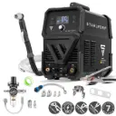 STAHLWERK Plasmaschneider CUT 80 P Digital | 80 A Inverter-Plasmaschneider | HF-Pilotzündung | Digitalanzeige | THC-Schnittstelle für CNC | Schneidleistung bis 25 mm | Plasma Cutter mit 2T/4T-Funktion 