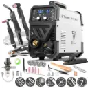 STAHLWERK CTM-250 ST Kombi-Schweißgerät WIG + MIG/MAG + MMA/ARC + CUT/Plasma mit 200 Ampere und 45 Ampere Plasma-Funktion 