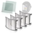 STAHLWERK Schweißhelm Ersatzscheiben 6er Set | Innen-Ersatzgläser und Visierscheibe außen | Schweißschutzglas | Schutzgläser nach EN ISO EN ISO 16321 für Vollautomatik Schweißhelme | TITAN 