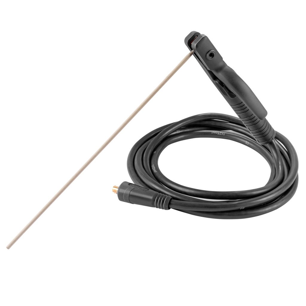 MMA ARC Elektrodenhalter 200 A mit 4 m Schweißkabel 25 mm² 9 mm Dorn 