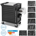 STAHLWERK Werkstattwagen PHOENIX Werkzeugwagen Montagewagen 262 Werkzeuge CrV