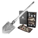 STAHLWERK Multitool Multifunktionswerkzeug Klappspaten Messer Säge Feuerstahl