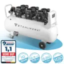 STAHLWERK Kompressor ST-1010 Pro 10 bar, 6,5 PS, 4,8 kW, 630 l/min, 100 l Tank