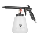 STAHLWERK Druckluft-Reinigungspistole RP-93 ST | Profi Druckluftreiniger für effektive Autowäsche und Reinigung verschiedener Oberflächen | Ausblaspistole zur Fahrzeugaufbereitung mit 1 Liter Behälter 