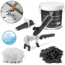 STAHLWERK Fliesen-Nivellier-Set 200 Zuglaschen für 2mm Fugenbreite Verlegesystem