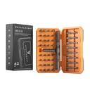 STAHLWERK Ratschen-Schraubendreher-Bit-Set RBS-42 ST 42-teilig Ratsche