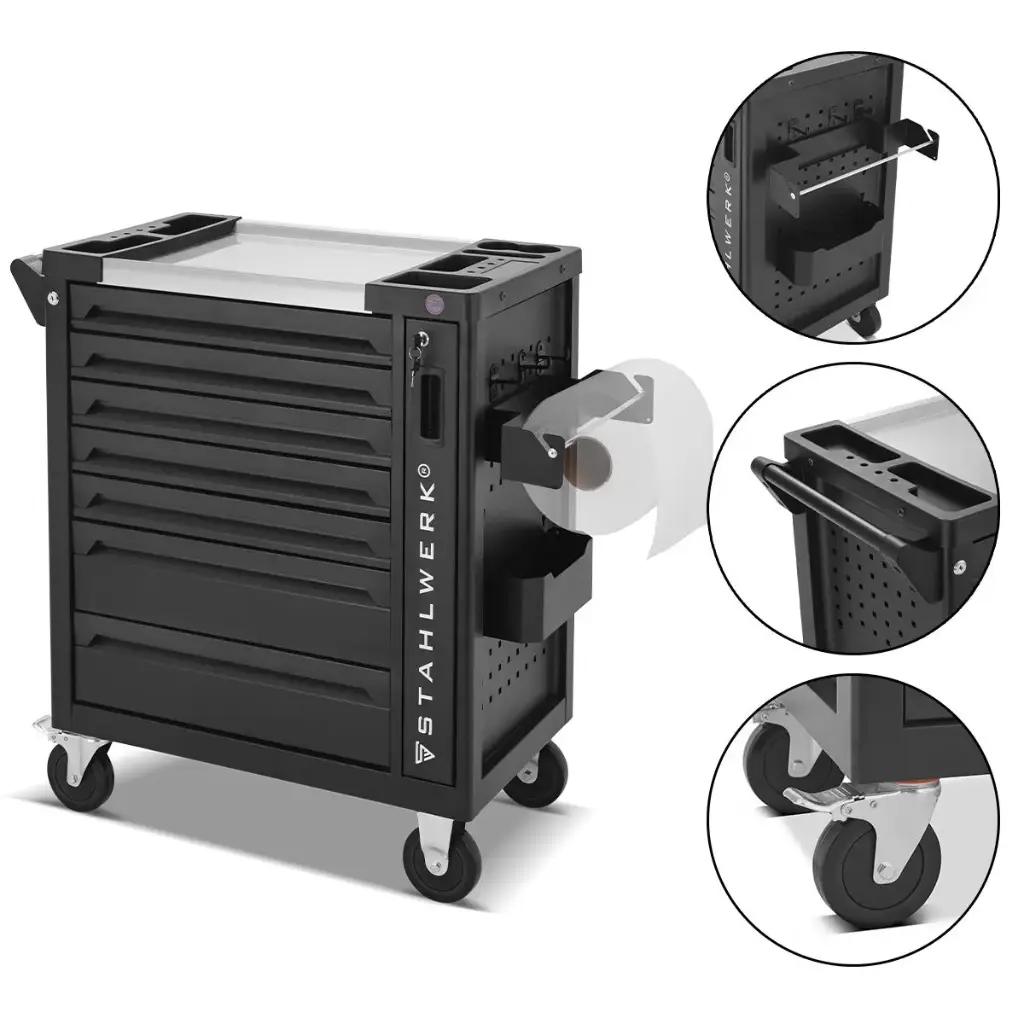 STAHLWERK Werkstattwagen EAGLE Werkzeugwagen Montagewagen Werkzeug Organizer