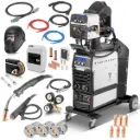 STAHLWERK Schweißgerät MIG MAG 400 Pro Vollausstattung, Vollsynergischer, wassergekühlter IGBT Inverter mit 400 A und Puls-Funktion 3-in-1 Kombi-Schweißanlage MIG MAG | MMA | Lift-TIG