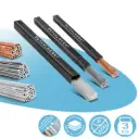 STAHLWERK Schweißstäbe Set ER70S-G3 Stahl & ER307Si Edelstahl hochlegiert & ER4043Si5 Aluminium / Ø 1,6 x 500 mm / je 1kg WIG Schweißzusatz 